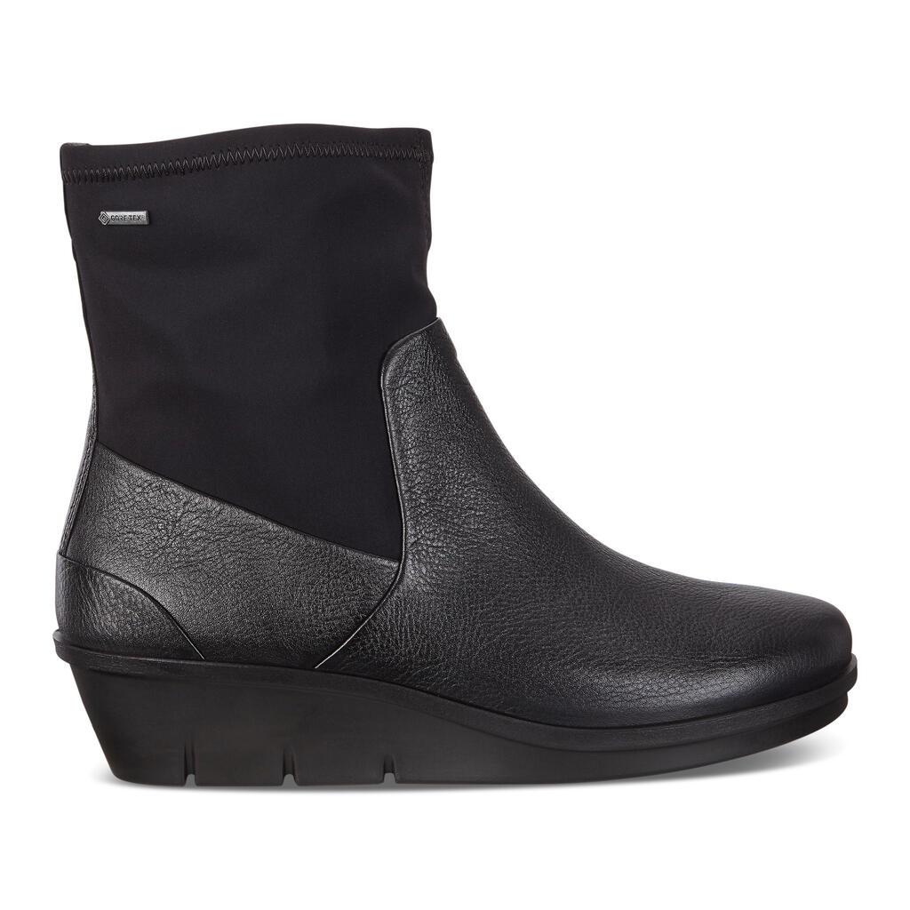 Bottine Compensée Ecco Skyler Gtx Femme Noir 2469-UGYMH